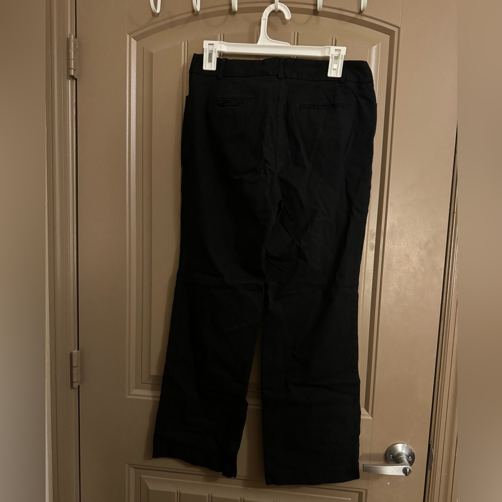 Time and Tru Black Petite Wide Leg Slacks - Picture 2 of 2